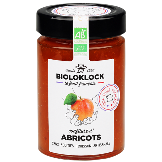 Confiture bio abricots - 1