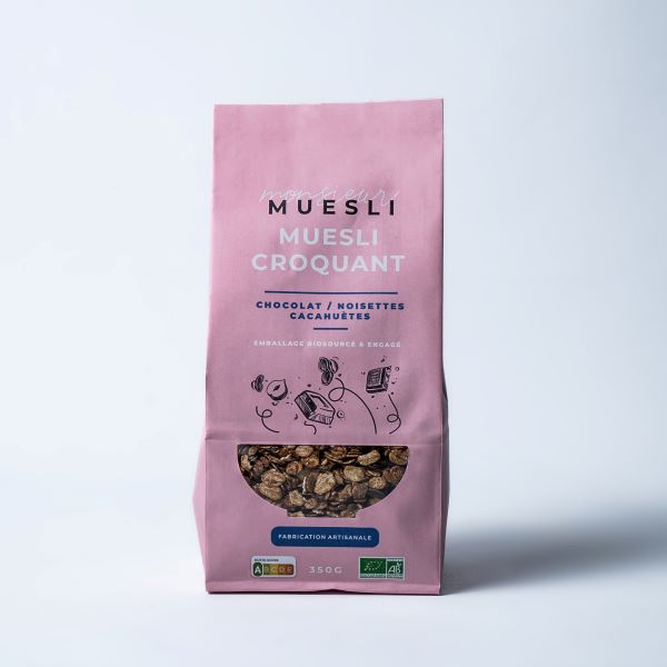 Muesli quotidien choco noisettes cacahuètes bio - 1